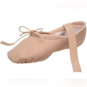 Bloch Baby-Girl's Pump Split Sole Canvas Ballet Shoe, Pink, 10 C US Toddler